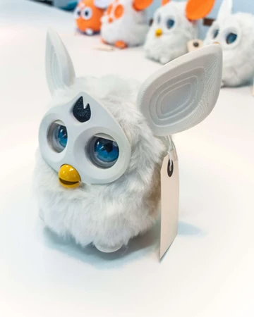White Connect Furby Prototype Official Furby Wiki Fandom