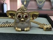 The Furby pendant shown in the Uncut Gems film.