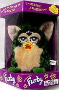 Turtle Furby in its box