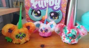 The three Furblets from the Toys R Us special assortment (including Boo-Kin)