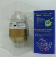 The Hibou Egg variant's egg with the cover with Spanish instructions