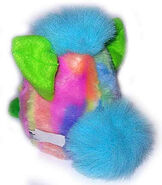 Furby b5 parakeet back