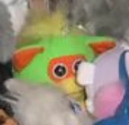 A green and orange variant of the fake