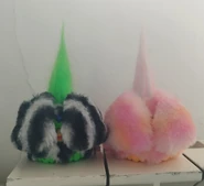 Front view of the Furblets but closed