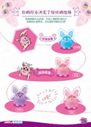 A stock photo which states Chuby's personality depends on how it is treated