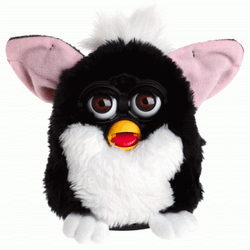 All black furby discount