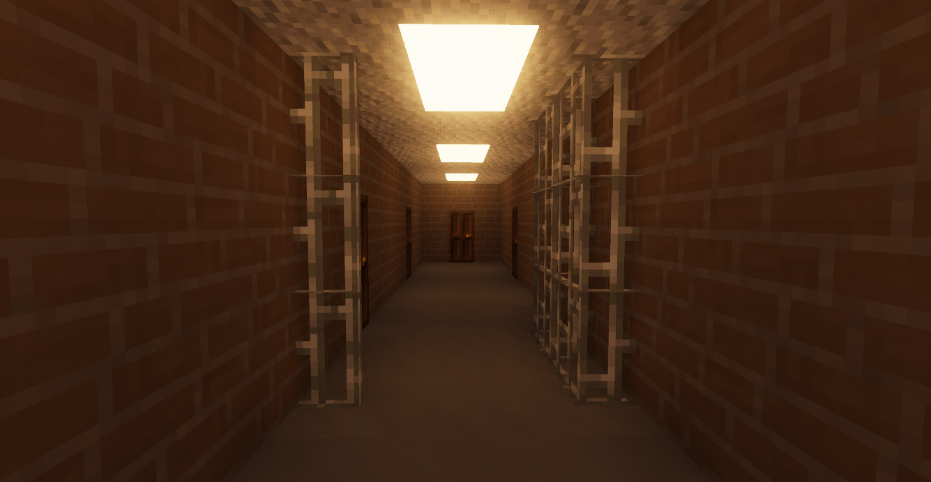 Backroom levels in Minecraft 