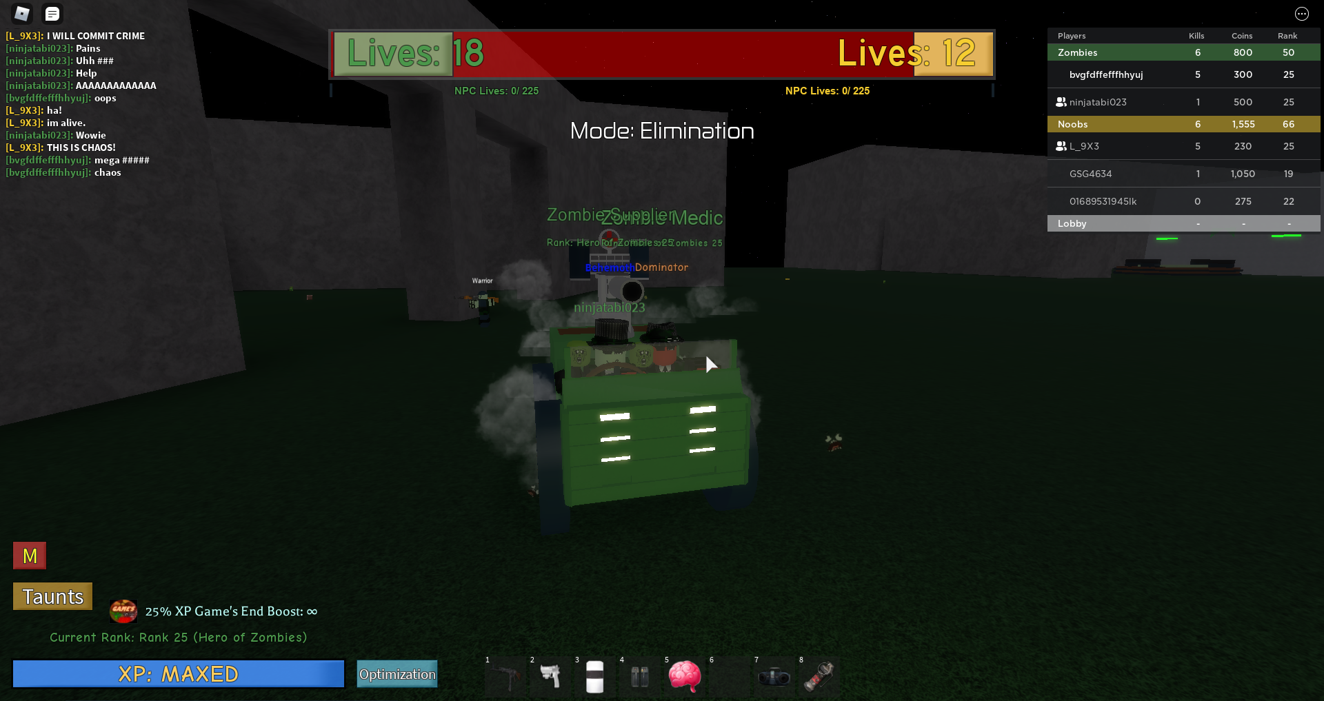 Roblox Noobs vs Zombies: Realish Gameplay 