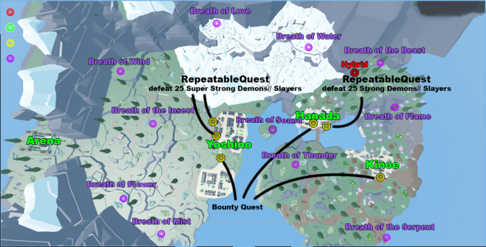 Map, Demon Slayer RPG 2 Wiki