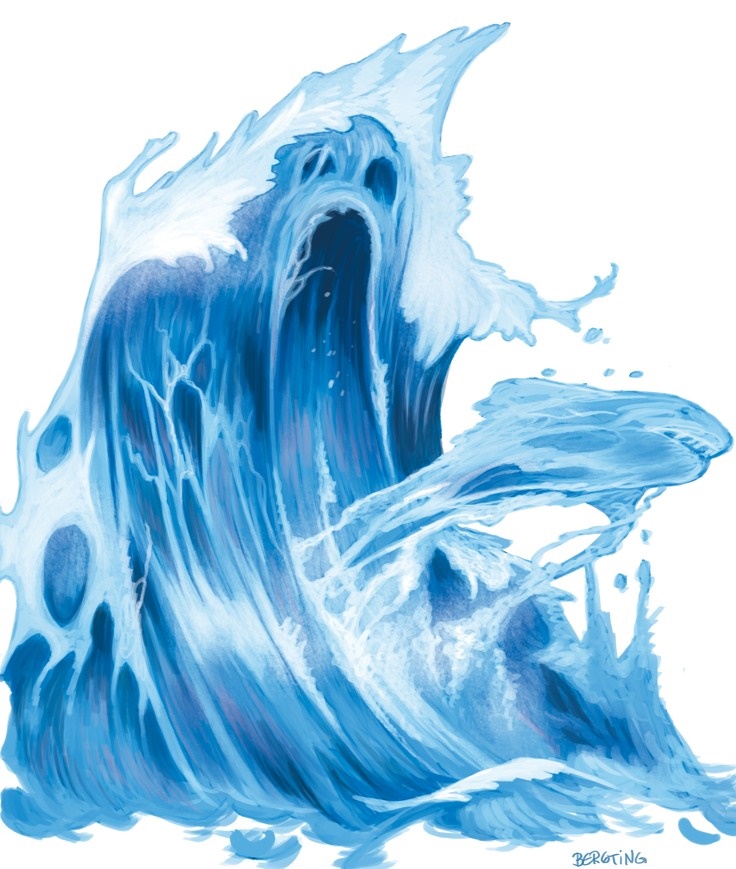 water elemental dandd