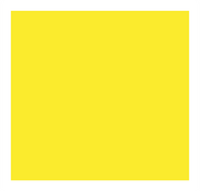 Yellow colored card