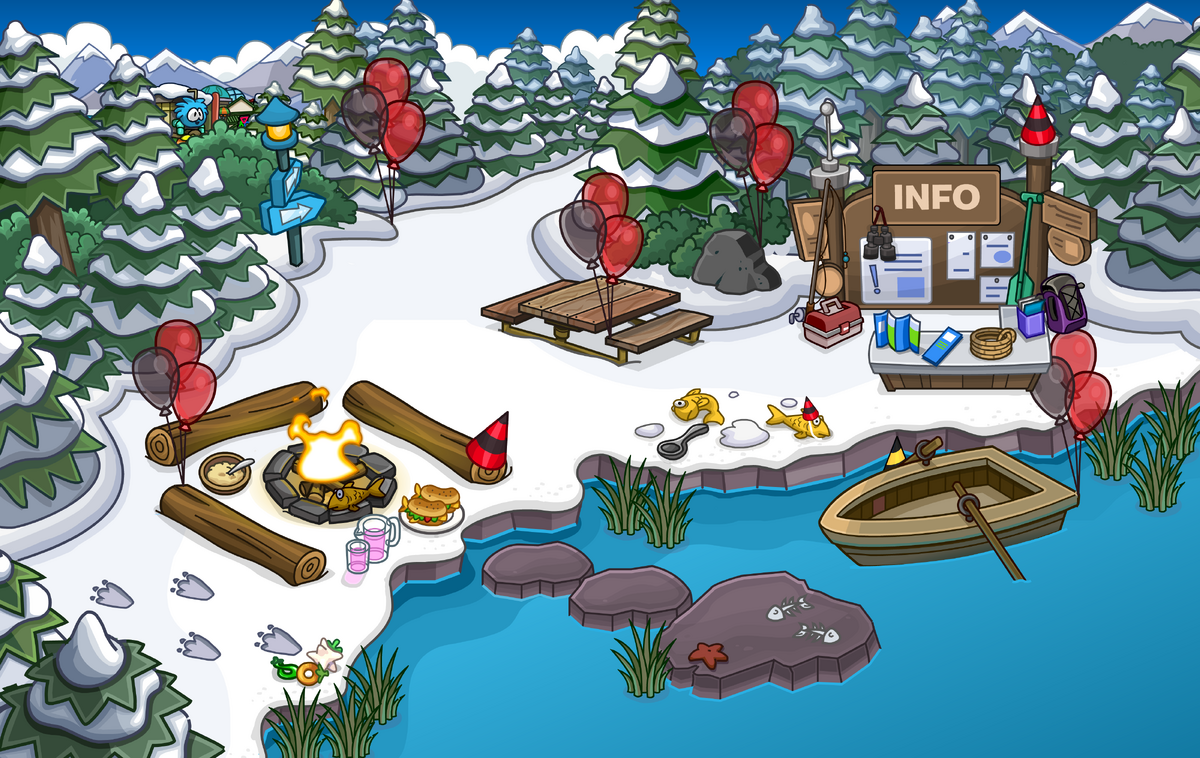 Did this concept of Outback Pond as an actual Club Penguin room! (w.i.p) :  r/ClubPenguin