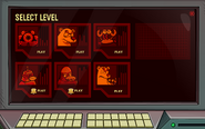 Select level screen