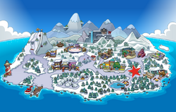 Club Penguin Underwater Hidden Lake, The members-only room …