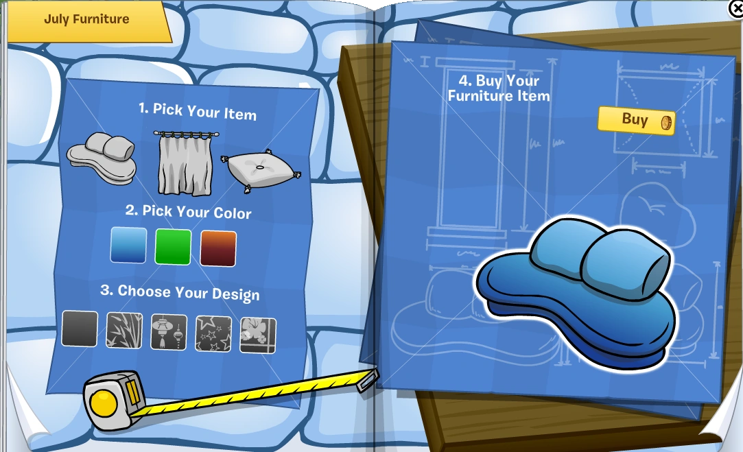 Custom Furniture Club Penguin Online Wiki Fandom