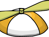 Gold Propeller Hat