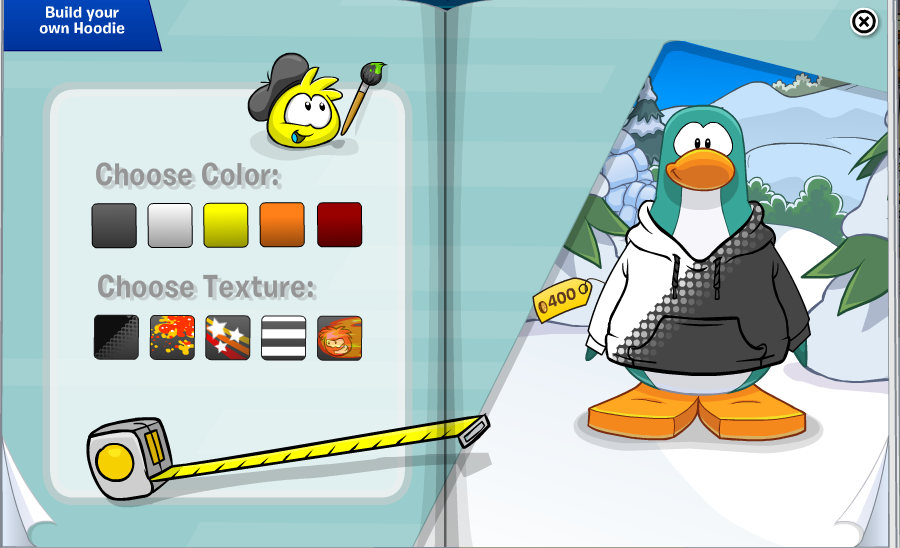 make a custom club penguin character for you