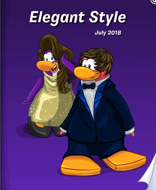 sachin and babi light blue dress Night Sky Prom Dress | Club Penguin Online Wiki main image 0
