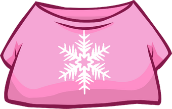 Pink Snowflake T Shirt Club Penguin Online Wiki Fandom - image snowflake tshirt png club penguin wiki roblox t