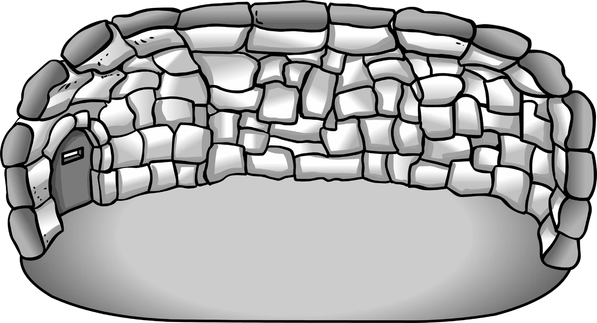 Secret Deluxe Stone Igloo Club Penguin Online Wiki Fandom