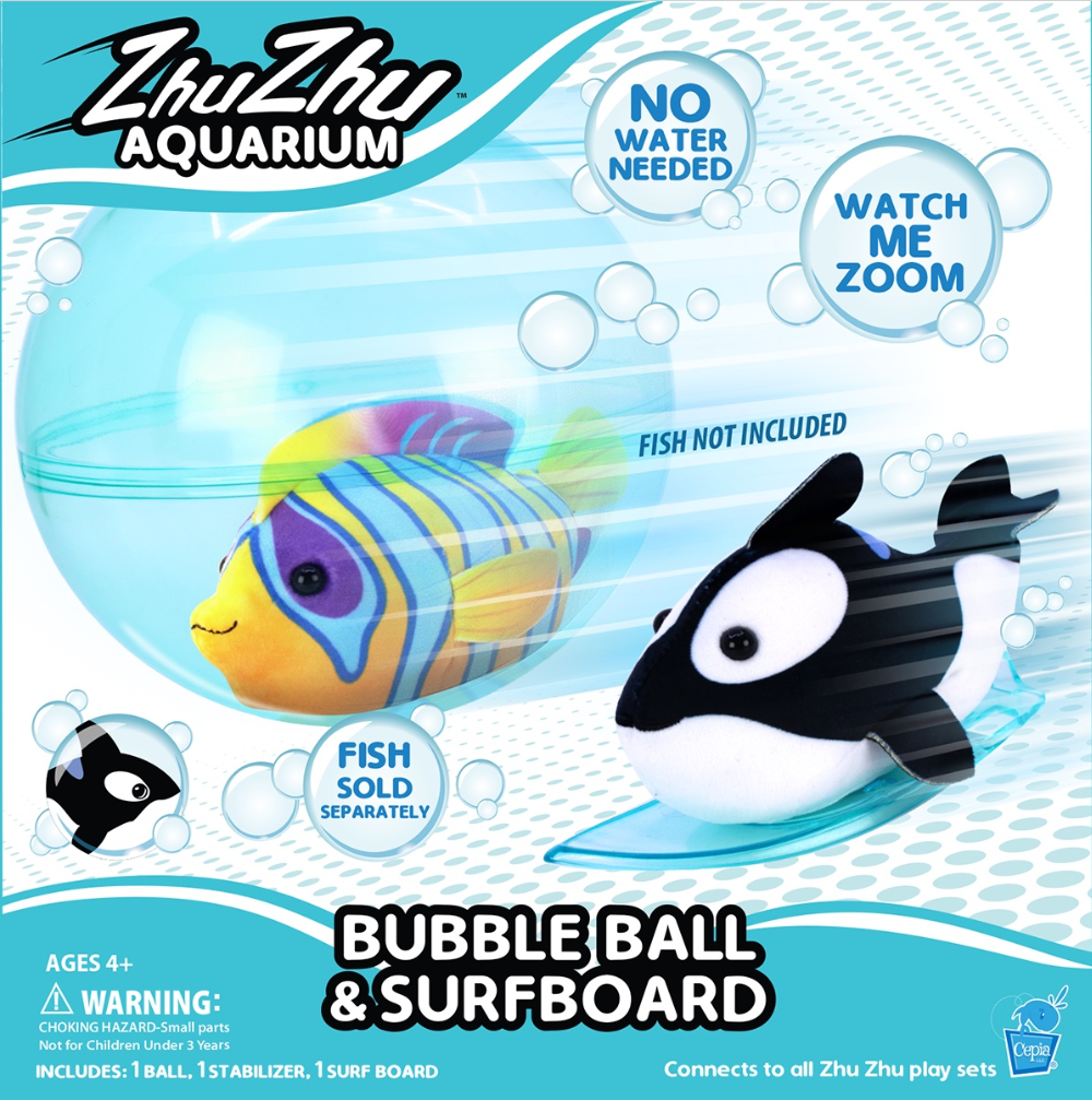 Wholesale Zhu Zhu™ Aquarium Accessory – Bubble Ball and Surf Board Set