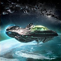 space colony ship