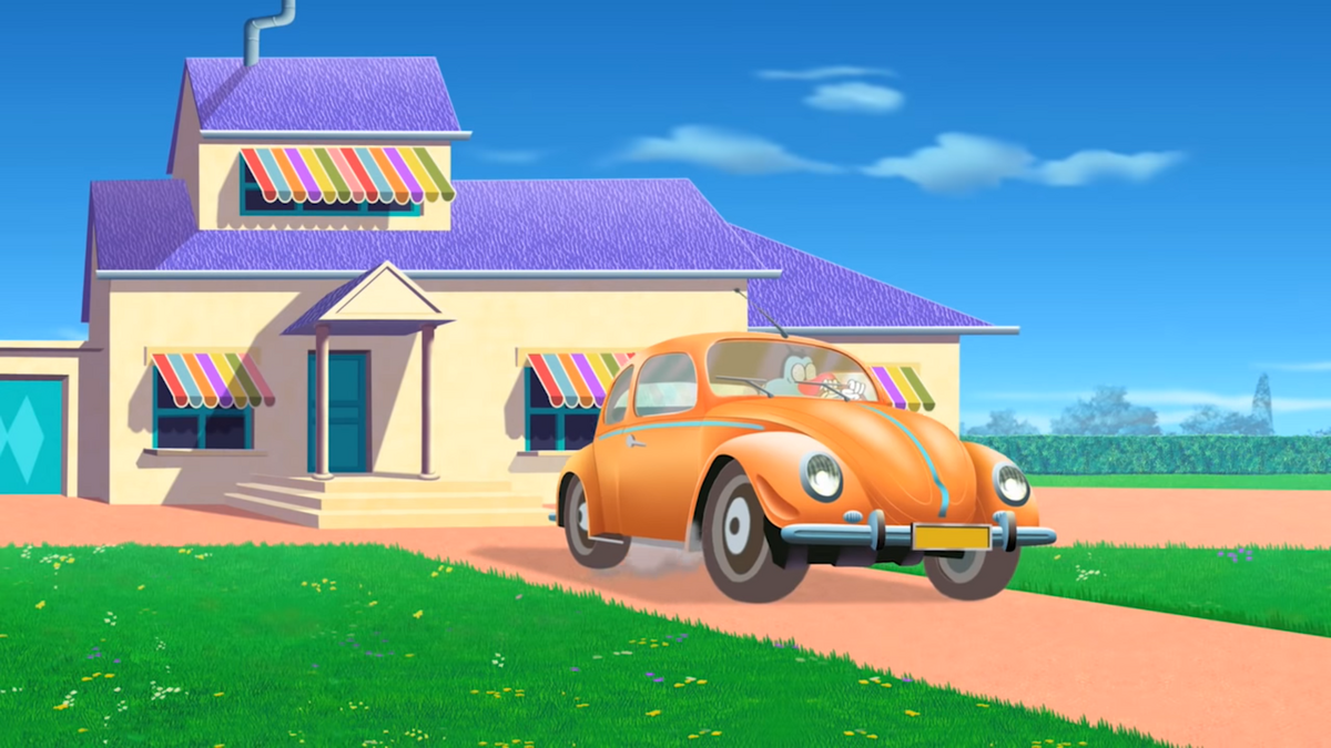 Oggy s car Oggy and the Cockroaches Wiki Fandom