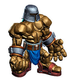 The Clay Golem's artwork in Ogre Battle 64: Person of Lordly Caliber
