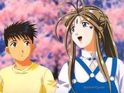 Belldandy and Keiichi