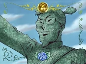Sharp45 Gounoshin statue