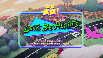 Lets Be Heroes Titlecard