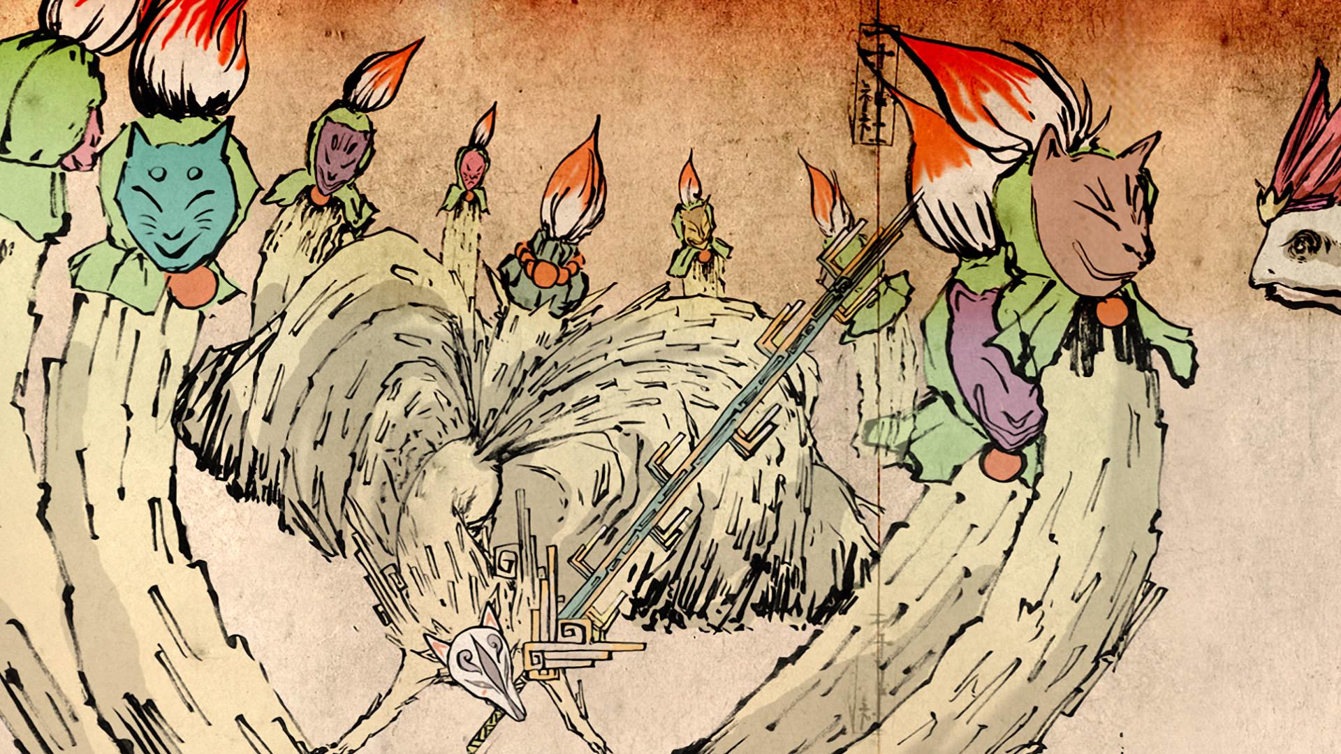 okami ninetails battle