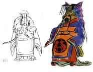 Concept art of King Wada.