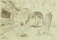 Rao at Peace.jpg (95 KB) A peculiar flower silently watches the flowing citizens of Sei'an City paying respect at Rao's grave.