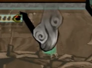 Vine being drawn in Ōkami.