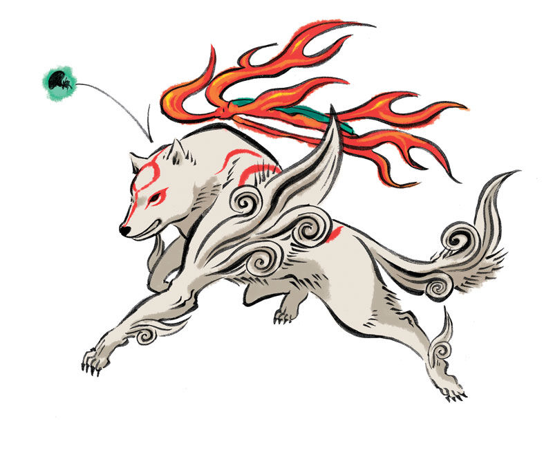 🐺 A história de AMATERASU : Okami 🌹 