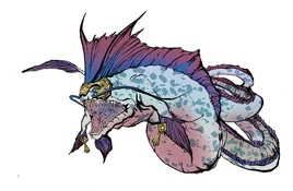 Water Dragon concept art