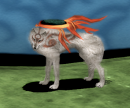 Realistic 3D render Amaterasu.