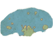 The North Ryoshima Coast sea map.