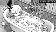 Kurotsuno enjoying a bath