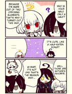 A short manga commissioned by Anonymous to show a "what-if" interaction between Lastar Chaos, Rema, and Etihw. Translated by Yao Typeset by Anonymous
