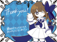 The "Thank You" picture from the Wadanohara and the Great Blue Sea Bonus Room.