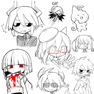 Doodles created during Deep-Sea Prisoner's 86th livestream