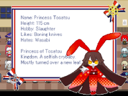 Princess Totsusa's bio (pre-1.04 update)