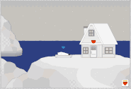 Rocma and Mafuyu's house as seen in Ice Watching 1