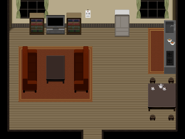The living room