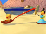 Trip on spoons in the ice land in Ice Cream Planet