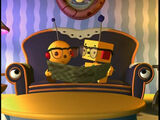 Olie Polie and Billy Bevel in glasses