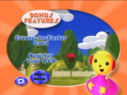 Bonus Features menu for "An Easter Eggstravaganza"