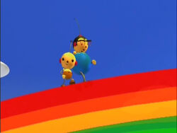 Olie Polie and Percy Polie on the rainbow.jpg